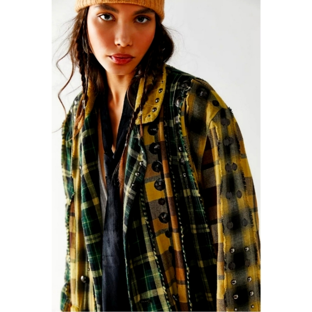 Free People Rodeo Plaid Duster - Picture 6 of 7